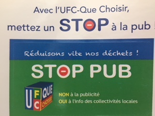 Prospectus publicitaires dans les boîtes aux lettres de Savoie:face au flot grandissant, le Stop Pub !
